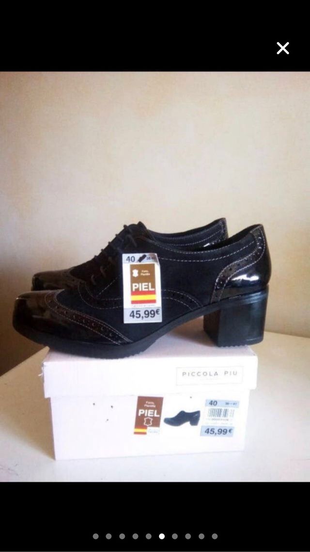 ZAPATOS MUJER PICCOLA PIU y ALPARGATA VIGUERA de segunda mano por