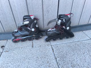 Patines en linea de niño extensibles y bolsa