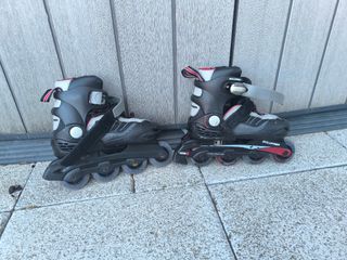 Patines en linea de niño extensibles y bolsa