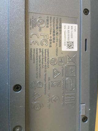 Teclado Logitech Negro