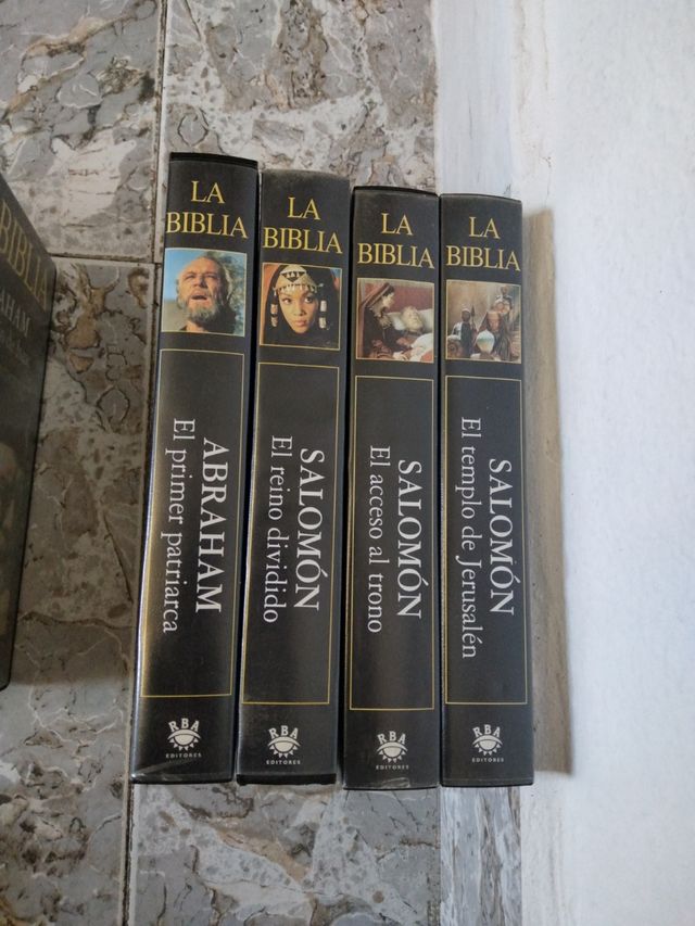 Collezione VHS La Biblia RBA 16 unità