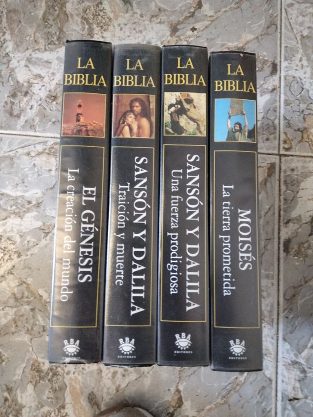 Collezione VHS La Biblia RBA 16 unità