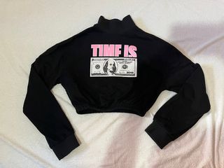 Sudadera corta Time is Money