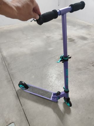 Patinete City 120 Morado y Turquesa