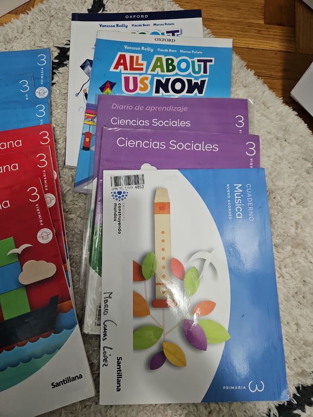 LIBROS DE 3° PRIMARIA COMEGIO NUMANCIA SORIA