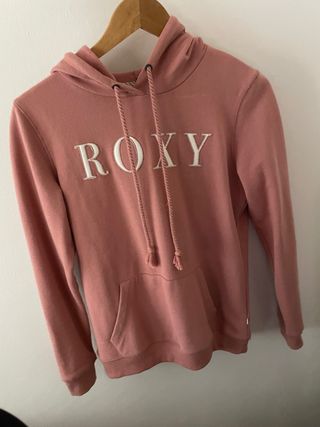 Sudadera Roxy Rosa con Logo
