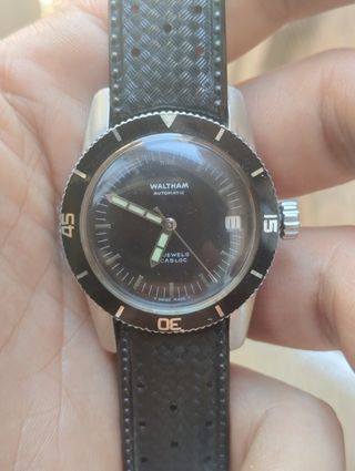 Reloj Waltham Automático Negro