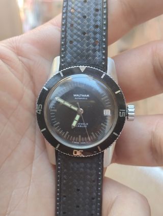 Reloj Waltham Automático Negro