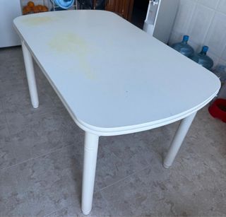 Tavolo da cucina allungabile bianco 120/210 Mesa