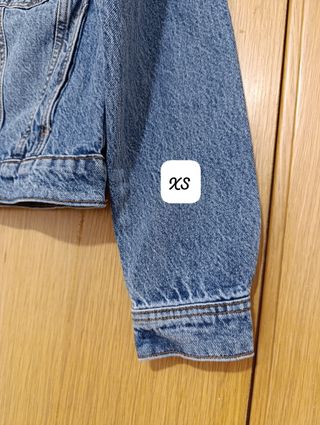 Chaqueta vaquera azul XS