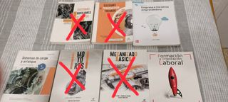 Libros de 1º y 2º grado medio electromecánica.
