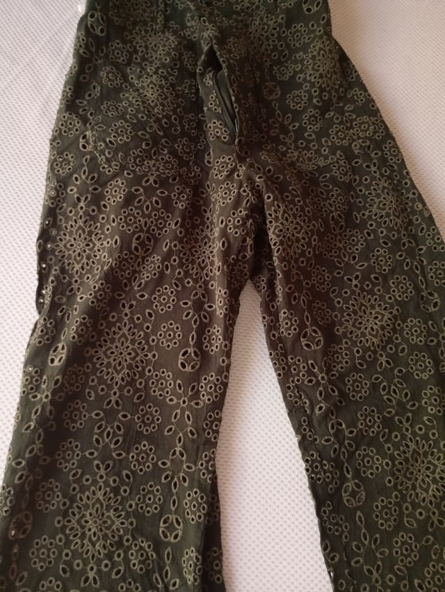 Pantalón Zara Verde Mujer Talla 34