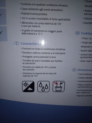 Mantenedor Solar Batería 12V RSP600