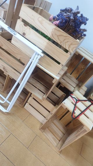 Cajas de madera rústicas