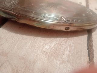 Funda de plata para cepillo de tocador