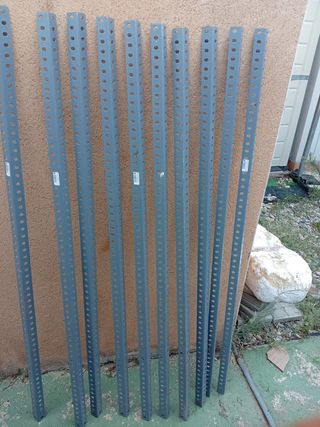 10 Ángulos metálicos gris 3,5cm