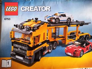 LEGO Creator 6753 Camion Trasporto Auto 3in1