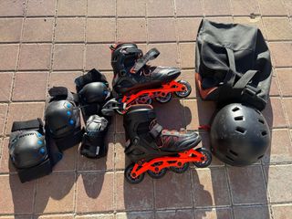 Patines en línea Oxelo Talla 43 + Accesorios