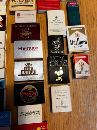 62 pezzi Fiammiferi Vintage Scatola