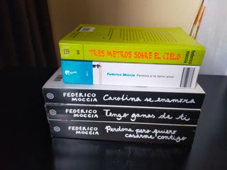 Lote 5 libros, Novelas Juveniles Federico Moccia