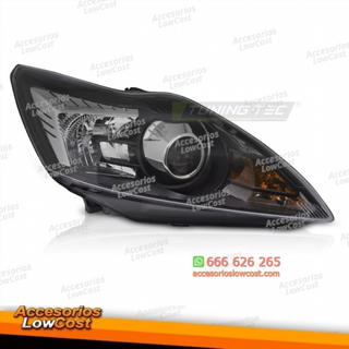 FARO XENON LADO DERECHO NEGRO TYC PARA FORD FOCUS