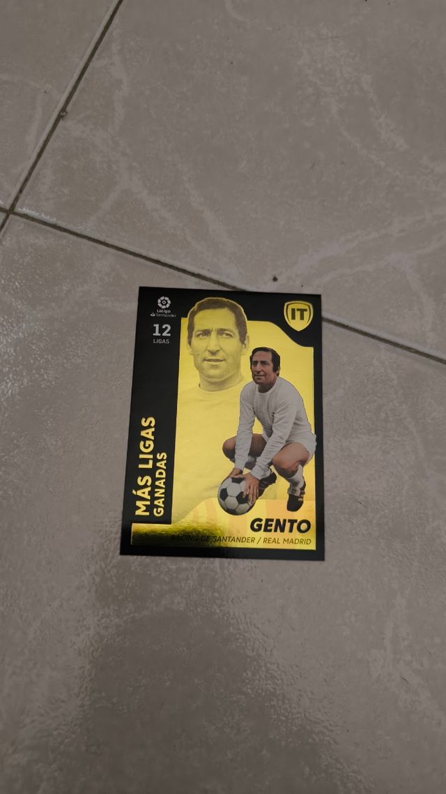 Cromo Gento 50 Aniversario Panini