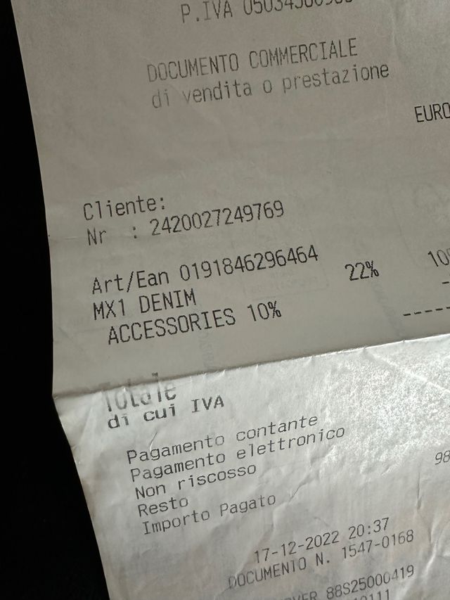 Amiri Jeans Nuovi con Etichetta e Scontrino