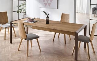 Mesa de comedor extensible T-Emma