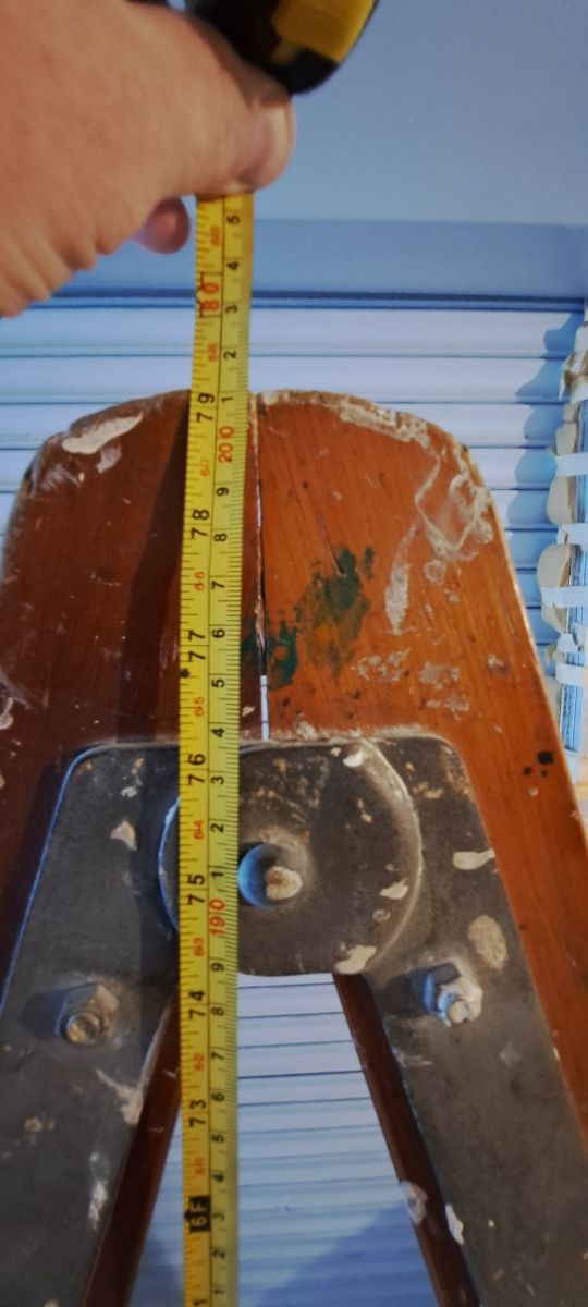 Escalera de madera 6 peldaños