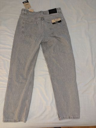 Pantalón Baggy Gris Pull&Bear Talla 40 Nuevo