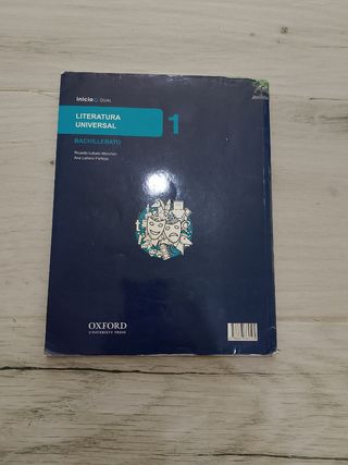 Inicia Literatura Universal 1.º Bachillerato. L...
