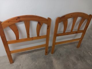 2 cabeceros de madera estilo provenzal