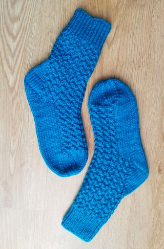 Calcetines de lana hechos a mano chica