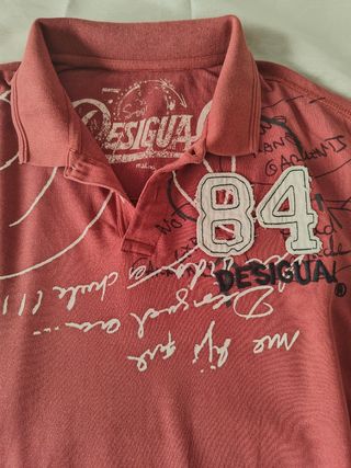 Polo Desigual Rojo Talla M