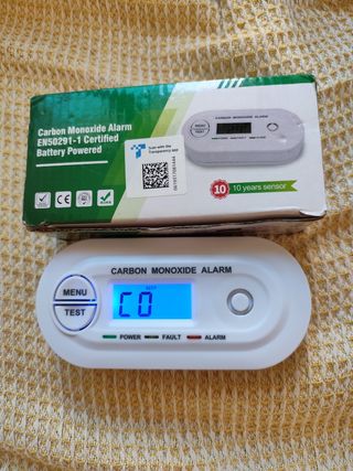 Detector Monóxido Carbono Certificado EN50291-1