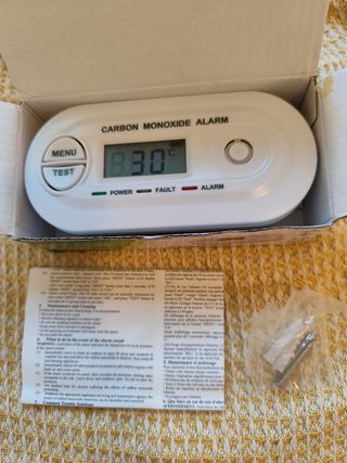 Detector Monóxido Carbono Certificado EN50291-1