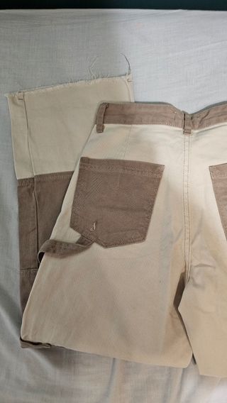 Pantalon cargo beis