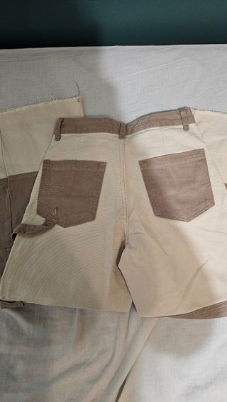Pantalon cargo beis