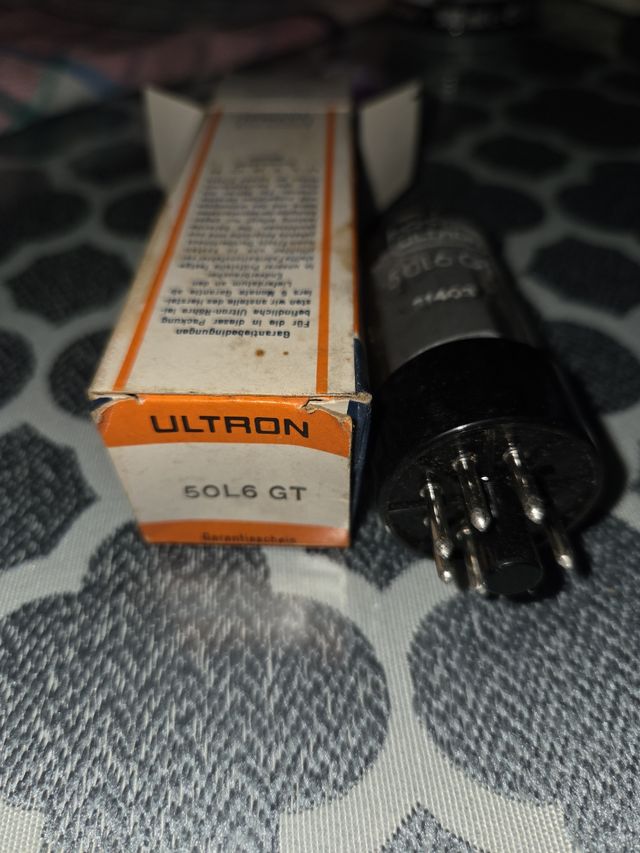 Válvula 50L6gt radio antigua de valvulas