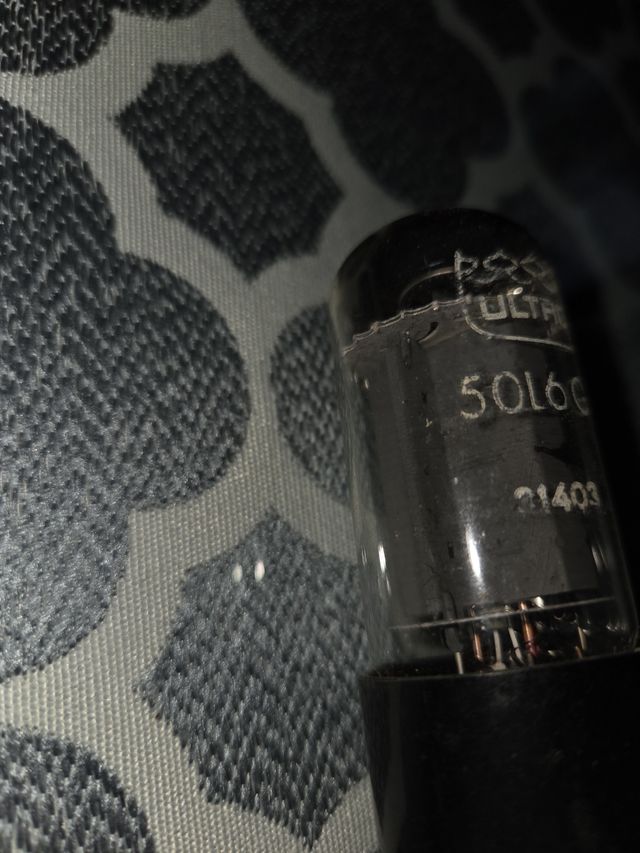 Válvula 50L6gt radio antigua de valvulas