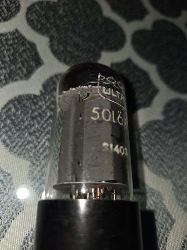 Válvula 50L6gt radio antigua de valvulas