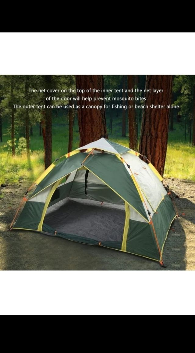 Tienda de campaña apertura rápida. 2/3 personas