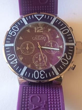 Reloj Calgary Morado