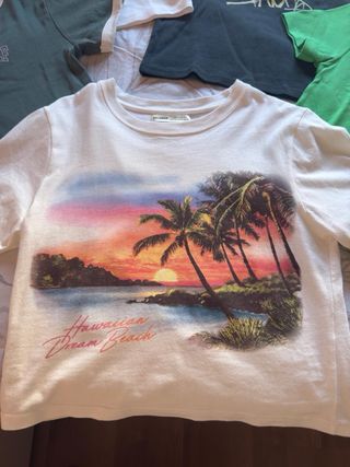 Pack 6 Camisetas Cortas Estampadas