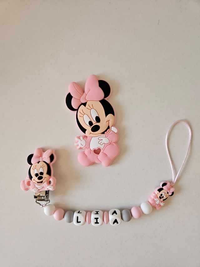 Chupetero personalizado Minnie