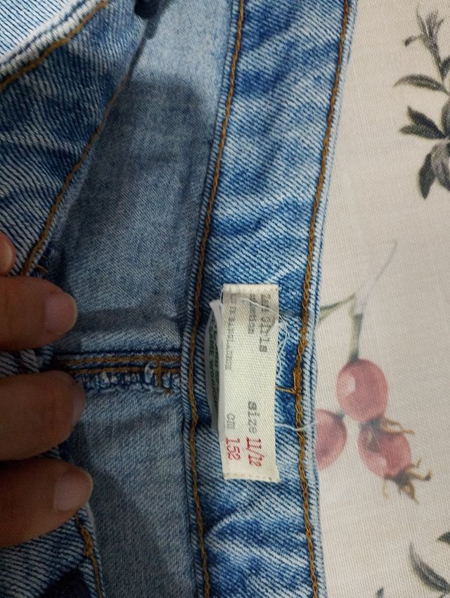 Pantalones cortos vaqueros con estampado Cookie Mo