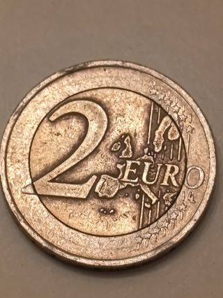 Moneda 2€ Rara Austria 2002 con errores