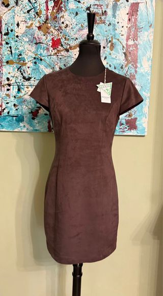 Abito Guess scamosciato marrone