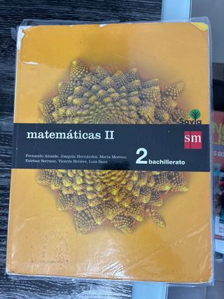 Matemáticas II. 2 Bachillerato. Savia