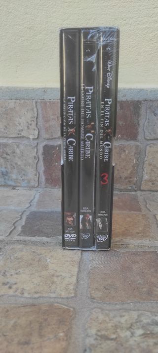 Trilogía Piratas del Caribe DVD Español